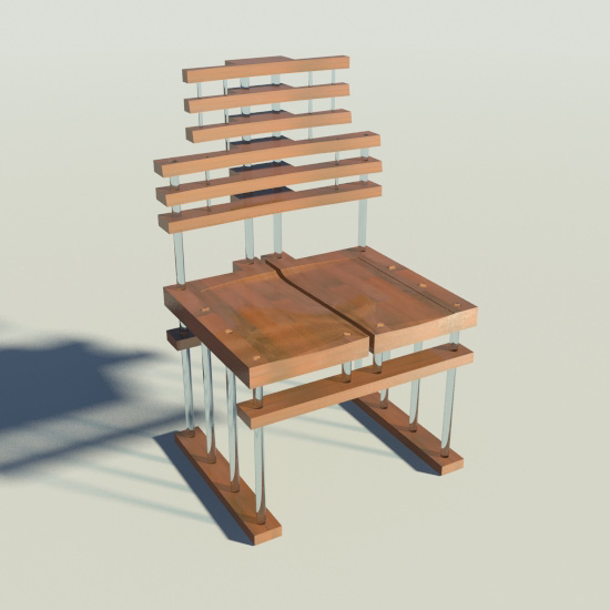 Armless Windsor Chair